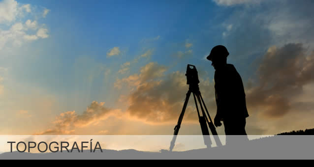 Servicios de topografía